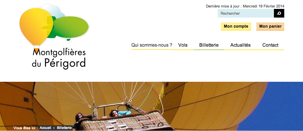 nouveau site internet vol ballon actualite montgolfiere du perigord